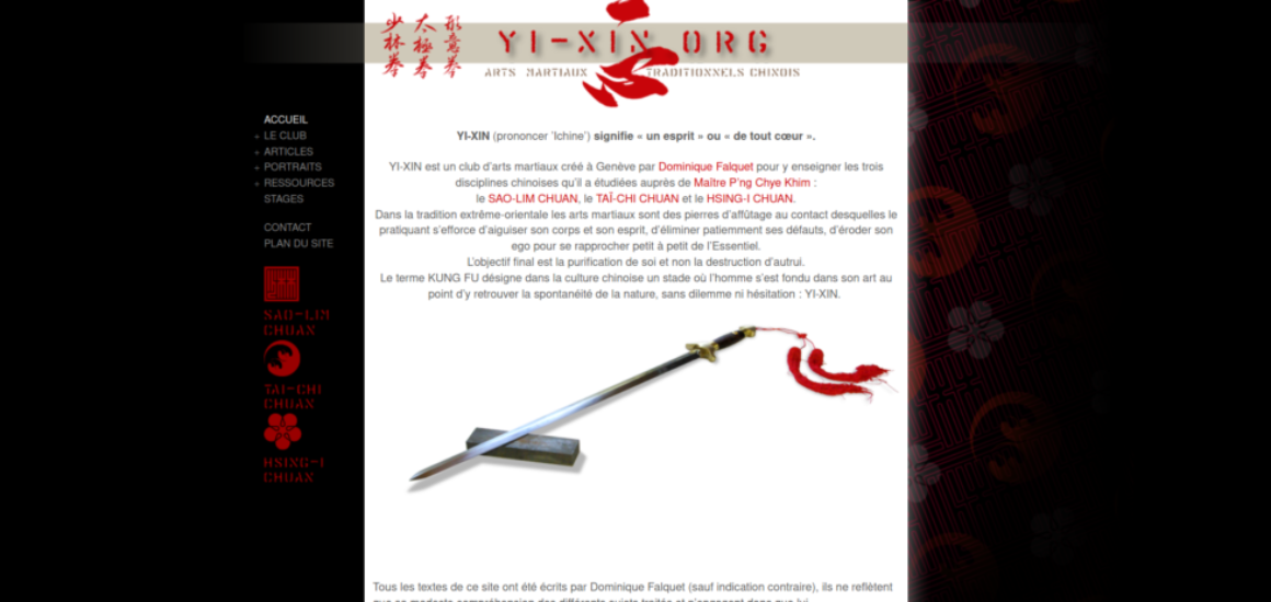 YI-XIN - création de site Internet avec WordPress - etisse.ch, Genpve